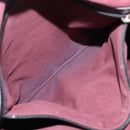 CHANEL Matelasse Hand Bag Nylon 2way Black Silver CC Auth 147417-11