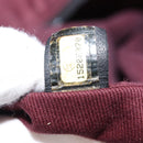 CHANEL Matelasse Hand Bag Nylon 2way Black Silver CC Auth 147417-12