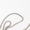 Jimmy Choo Hand Bag Enamel 2way Silver Auth 147418-14