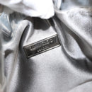 Jimmy Choo Hand Bag Enamel 2way Silver Auth 147418-19