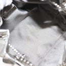 Jimmy Choo Hand Bag Enamel 2way Silver Auth 147418-12