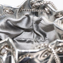 Jimmy Choo Hand Bag Enamel 2way Silver Auth 147418-20