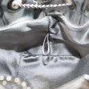 Jimmy Choo Hand Bag Enamel 2way Silver Auth 147418-21