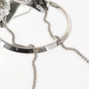 Jimmy Choo Hand Bag Enamel 2way Silver Auth 147418-7