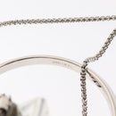 Jimmy Choo Hand Bag Enamel 2way Silver Auth 147418-8