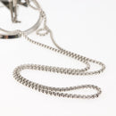 Jimmy Choo Hand Bag Enamel 2way Silver Auth 147418-9