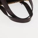 BURBERRY Nova Check Tote Bag Canvas Beige Gold Auth 147419-8
