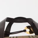 BURBERRY Nova Check Tote Bag Canvas Beige Gold Auth 147419-9