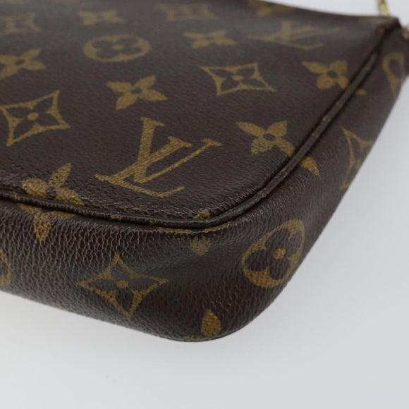 LOUIS VUITTON Monogram Pochette Accessoires Pouch M51980 LV Auth 147426