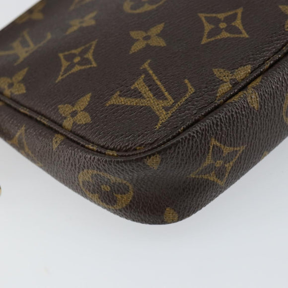 LOUIS VUITTON Monogram Pochette Accessoires Pouch M51980 LV Auth 147426