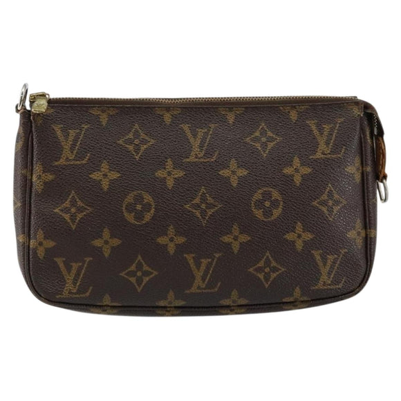 LOUIS VUITTON Monogram Pochette Accessoires Pouch M51980 LV Auth 147426