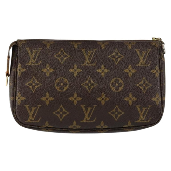 LOUIS VUITTON Monogram Pochette Accessoires Pouch M51980 LV Auth 147426