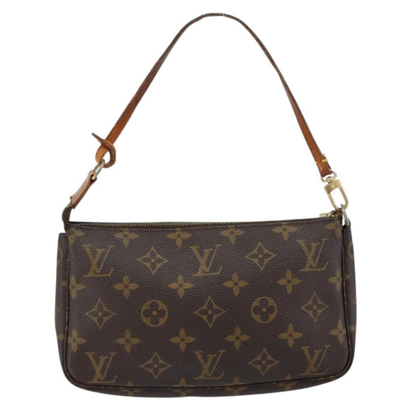 LOUIS VUITTON Monogram Pochette Accessoires Pouch M51980 LV Auth 147429