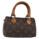 LOUIS VUITTON Monogram Mini Speedy Hand Bag M41534 LV Auth 147431-1