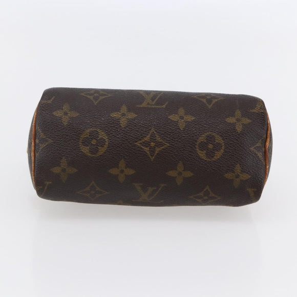 LOUIS VUITTON Monogram Mini Speedy Hand Bag M41534 LV Auth 147431
