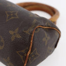 LOUIS VUITTON Monogram Mini Speedy Hand Bag M41534 LV Auth 147431-10