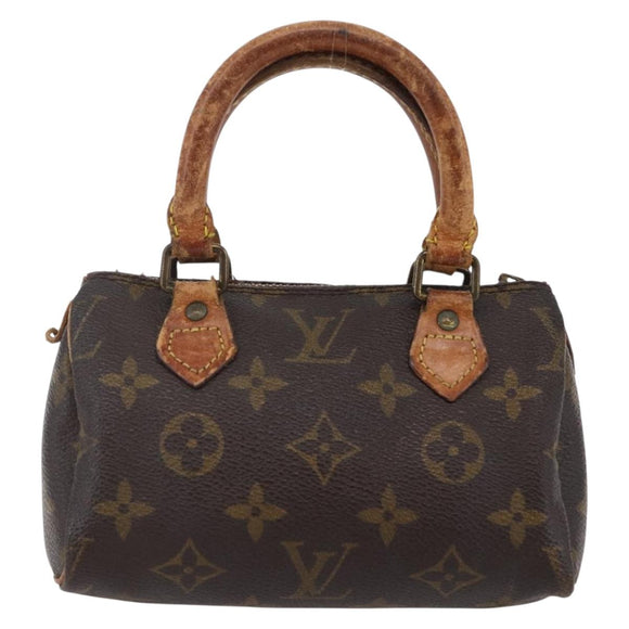 LOUIS VUITTON Monogram Mini Speedy Hand Bag M41534 LV Auth 147431