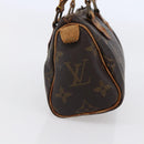 LOUIS VUITTON Monogram Mini Speedy Hand Bag M41534 LV Auth 147431-3