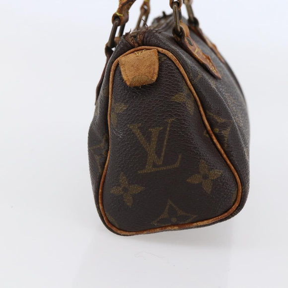 LOUIS VUITTON Monogram Mini Speedy Hand Bag M41534 LV Auth 147431