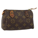 LOUIS VUITTON Monogram Mini Speedy Hand Bag M41534 LV Auth 147432-1