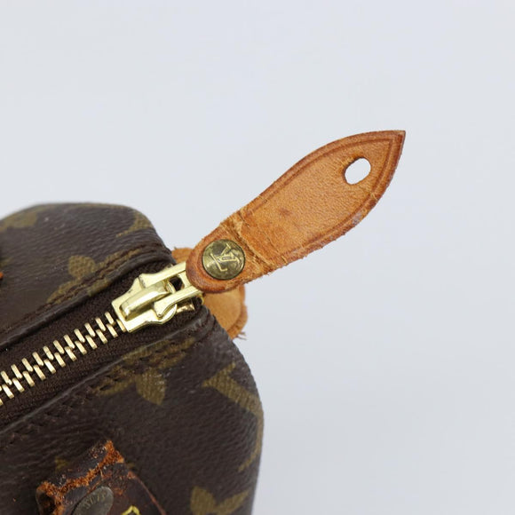 LOUIS VUITTON Monogram Mini Speedy Hand Bag M41534 LV Auth 147432