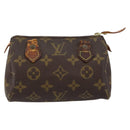 LOUIS VUITTON Monogram Mini Speedy Hand Bag M41534 LV Auth 147432-13