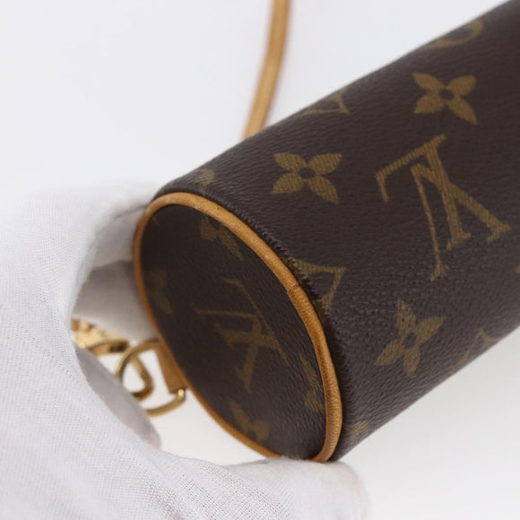 LOUIS VUITTON Monogram Papillon Pouch LV Auth 147433