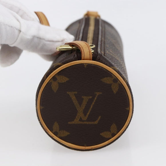 LOUIS VUITTON Monogram Papillon Pouch LV Auth 147433