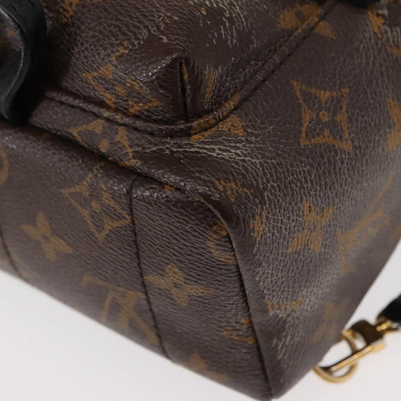 LOUIS VUITTON Monogram Palm Springs MINI Backpack M44873 LV Auth 147442