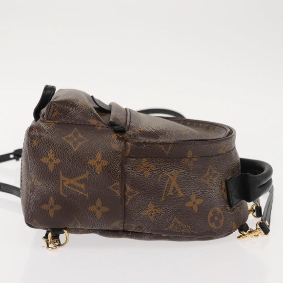 LOUIS VUITTON Monogram Palm Springs MINI Backpack M44873 LV Auth 147442