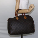 LOUIS VUITTON Monogram Speedy 35 Hand Bag M41524 LV Auth 147449-22