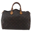 LOUIS VUITTON Monogram Speedy 35 Hand Bag M41524 LV Auth 147449-2