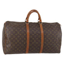 LOUIS VUITTON Monogram Keepall 55 Boston Bag M41424 LV Auth 147452-1