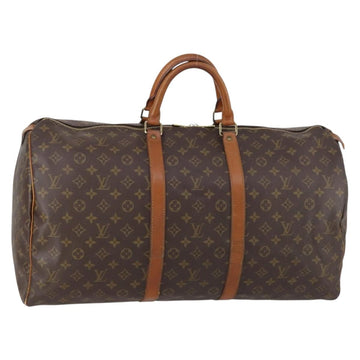LOUIS VUITTON Monogram Keepall 55 Boston Bag M41424 LV Auth 147452