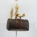 LOUIS VUITTON Monogram Keepall 55 Boston Bag M41424 LV Auth 147452-21