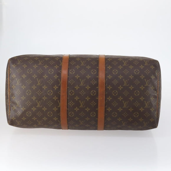 LOUIS VUITTON Monogram Keepall 55 Boston Bag M41424 LV Auth 147452