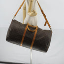 LOUIS VUITTON Monogram Keepall Bandouliere 60 Boston Bag M41412 LV Auth 147453-23