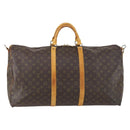 LOUIS VUITTON Monogram Keepall Bandouliere 60 Boston Bag M41412 LV Auth 147453-3