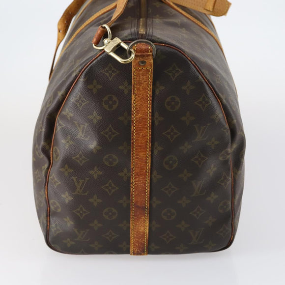 LOUIS VUITTON Monogram Keepall Bandouliere 60 Boston Bag M41412 LV Auth 147453