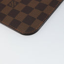 LOUIS VUITTON Damier Ebene Neverfull MM Pouch Accessory Pouch LV Auth 147456-16
