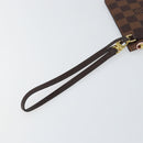 LOUIS VUITTON Damier Ebene Neverfull MM Pouch Accessory Pouch LV Auth 147456-8