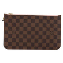 LOUIS VUITTON Damier Ebene Neverfull MM Pouch Accessory Pouch LV Auth 147456-13