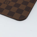 LOUIS VUITTON Damier Ebene Neverfull MM Pouch Accessory Pouch LV Auth 147456-14