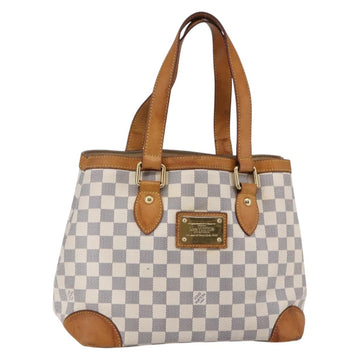 LOUIS VUITTON Damier Azur Hampstead PM Tote Bag N51207 LV Auth 147458
