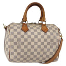 LOUIS VUITTON Damier Azur Speedy Bandouliere 25 Hand Bag N41000 LV Auth 147460-1