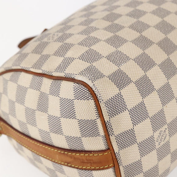LOUIS VUITTON Damier Azur Speedy Bandouliere 25 Hand Bag N41000 LV Auth 147460