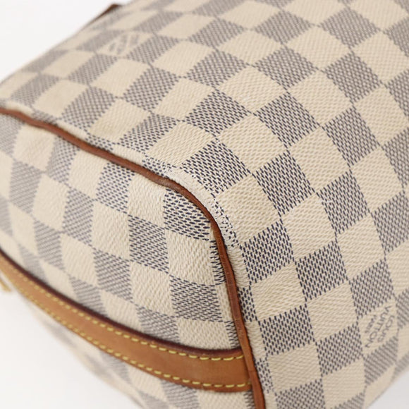 LOUIS VUITTON Damier Azur Speedy Bandouliere 25 Hand Bag N41000 LV Auth 147460