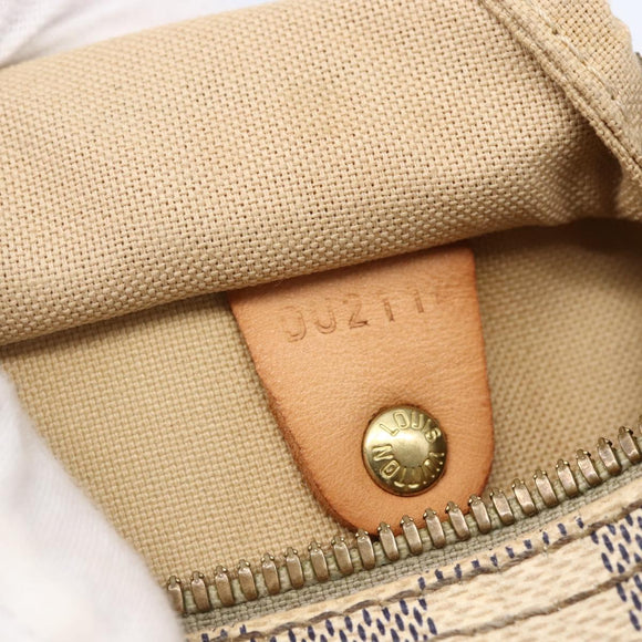 LOUIS VUITTON Damier Azur Speedy Bandouliere 25 Hand Bag N41000 LV Auth 147460