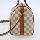 LOUIS VUITTON Damier Azur Speedy Bandouliere 25 Hand Bag N41000 LV Auth 147460-4
