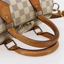 LOUIS VUITTON Damier Azur Speedy Bandouliere 25 Hand Bag N41000 LV Auth 147460-7